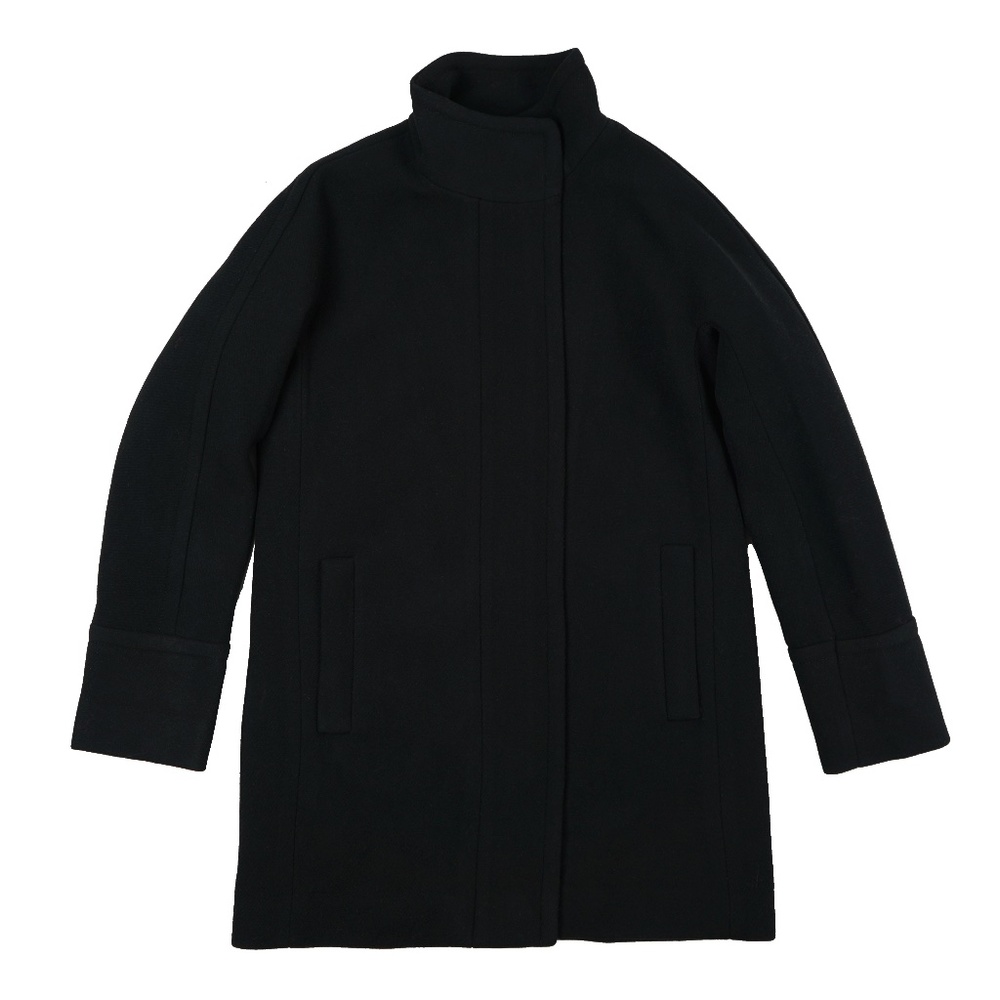 New JCREW City Coat in Black Wool - Picture 2 of 4